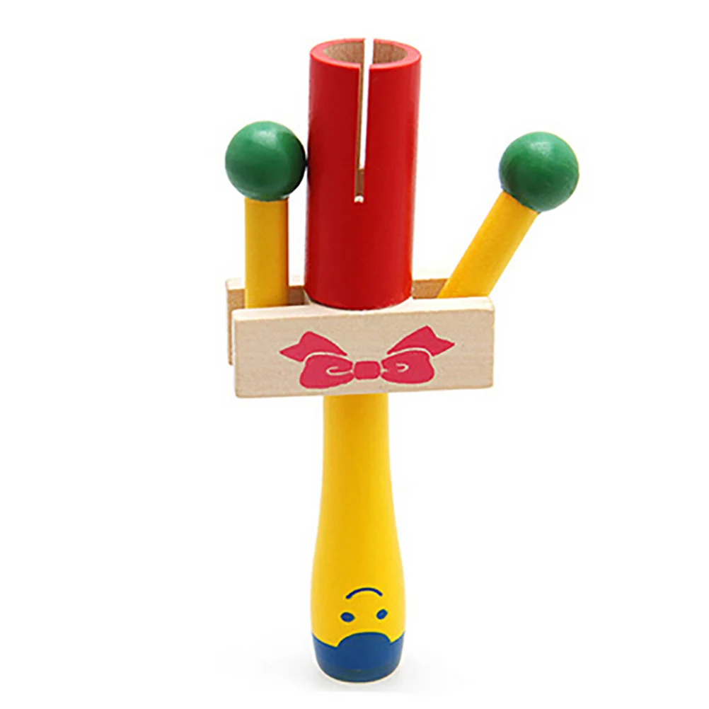 Детские игрушки деревянная ручная погремушка перкуссионный музыкальный