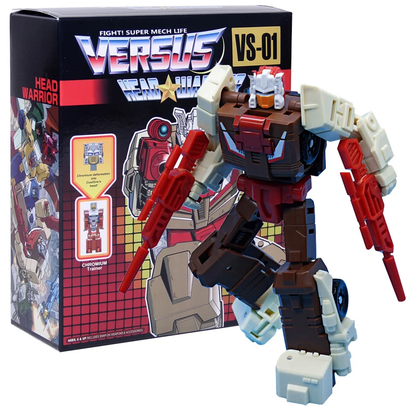 Робот фигурка MechFansToys Vecma VS 01 G1 MFT Трансформер Chromedome Chivalrouser VS01 HEAD WERRIOR Deluxe|Игровые