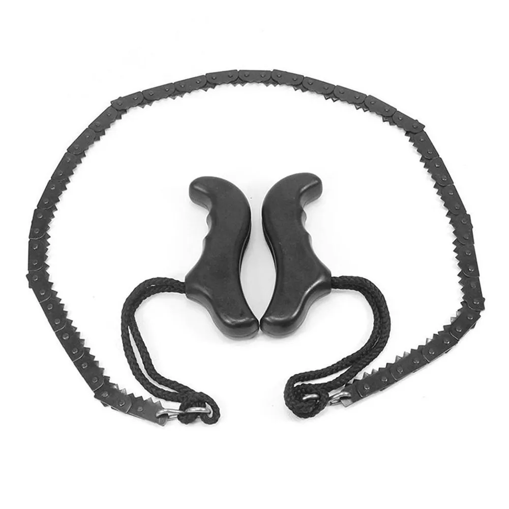 

Pocket Chain Saw Hand Emergency Survival Camping Garden Gear Tool ChainSaw Outdoor Hand Wire Saw Telescopic Handles 360-degrees