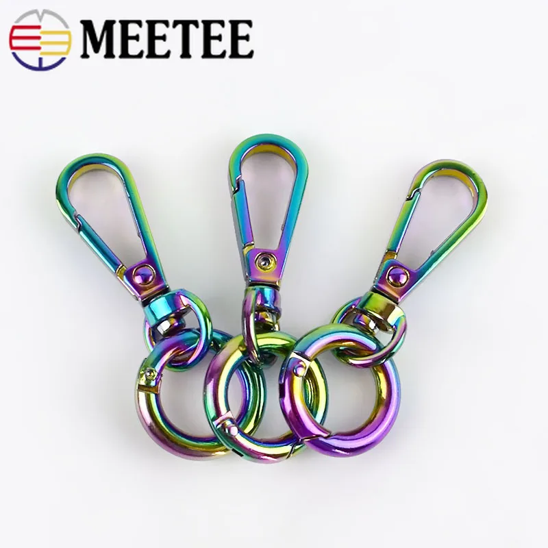 Meetee O Ring Bag металлические пряжки Воротник для собак тканевая лента ремень цепь