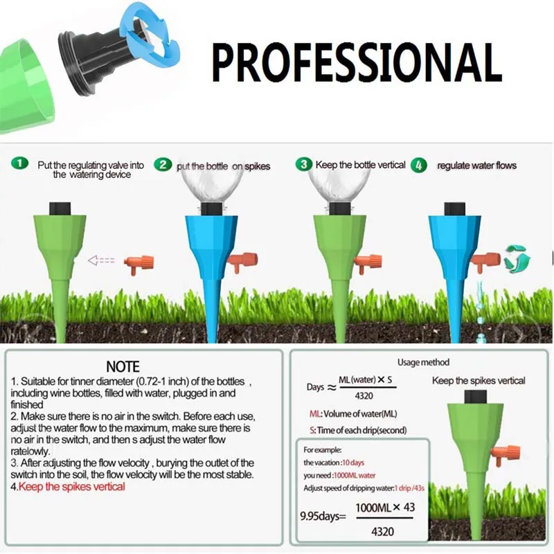 Шипы для полива под постоянным давлением система с автоматическим капельным