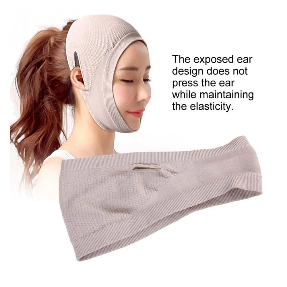 1 шт. маска с V образной линией полоска для лифтинга лица ремни похудения двойным