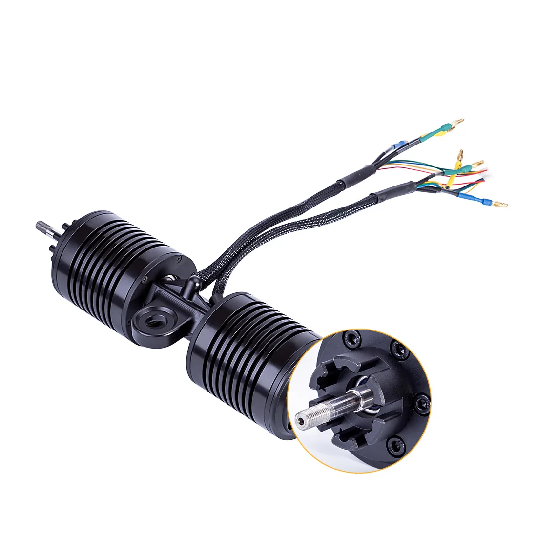 4 колесный электродвигатель для скейтборда с прямым приводом (мотор + адаптер