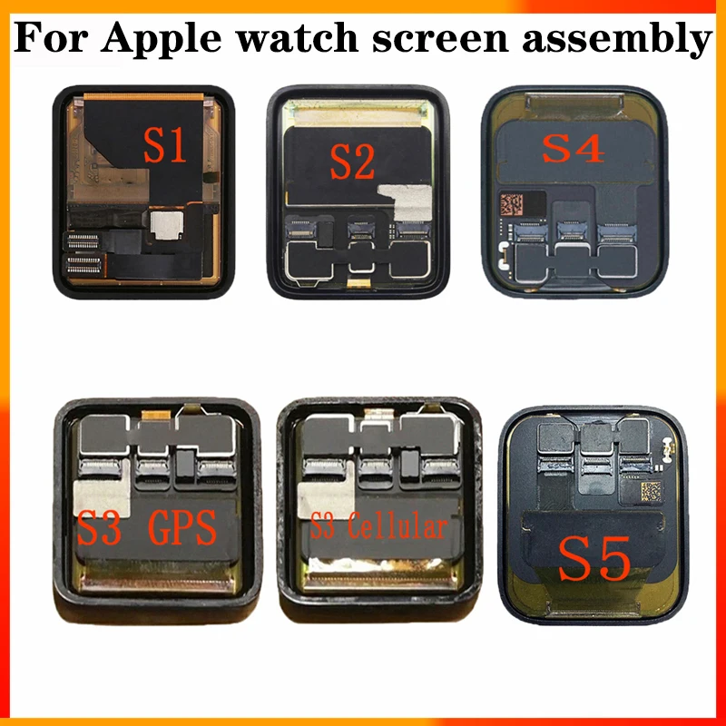 For iwatch Series 4 Series 5 LCD Display Screen For Apple Watch 1 Series 2 LCD Touch Screen For iWatch 3 iWatch 6 Display