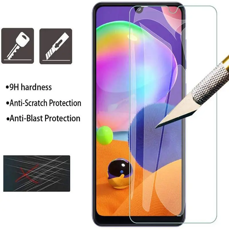 

Tempered Glass For SAMSUNG Galaxy A31 A315F A315G A315DS Screen Protector Protective Film for Galaxy SM A 31 315 315F Glas Skla