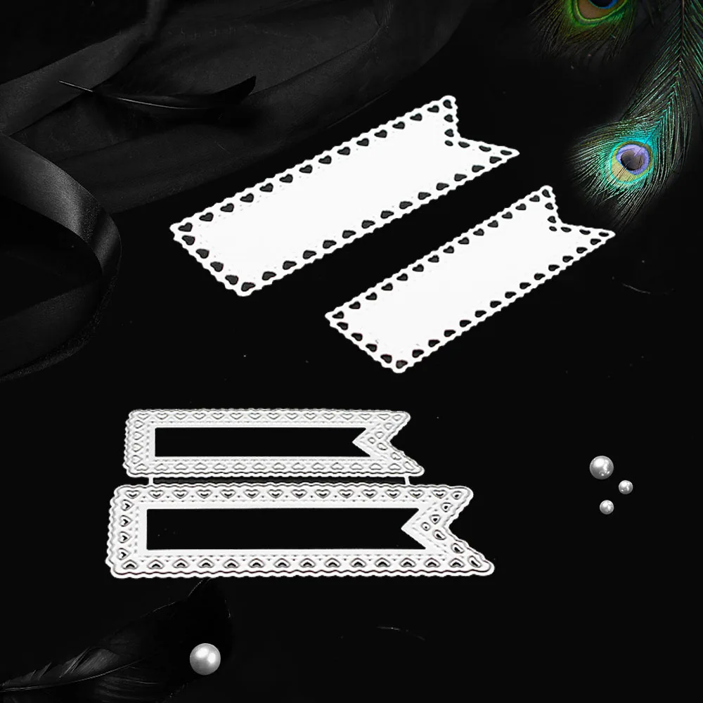 2 шт. штамп из углеродистой стали кружевная рамка режущие штампы скрапбукинг