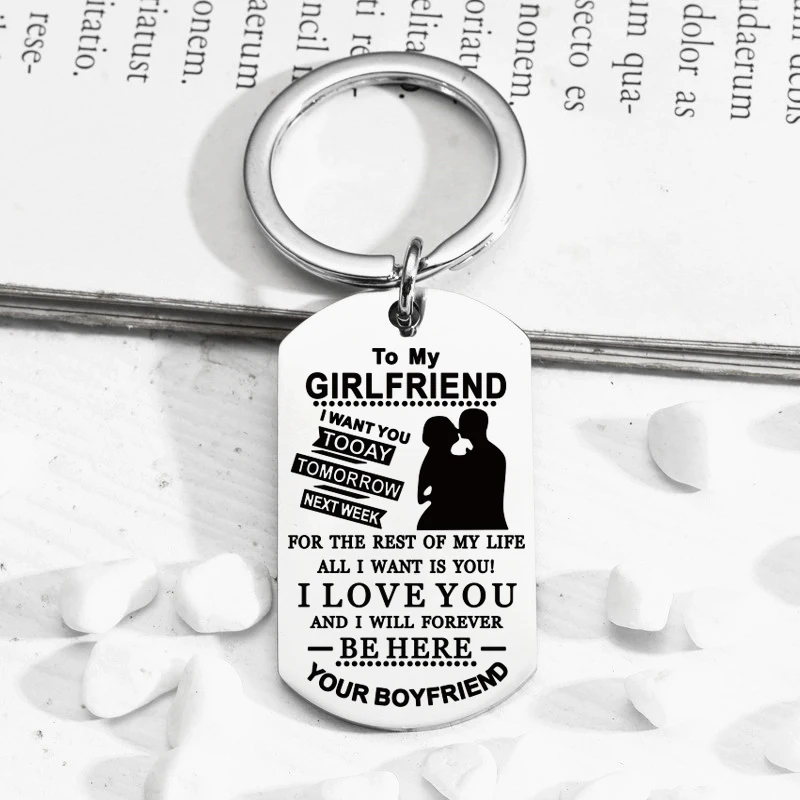 

Luxury Stainless Steel Key Chain Key Chain Pendant Wholesale. Father Gift You Can Customize The Text and Image You Want
