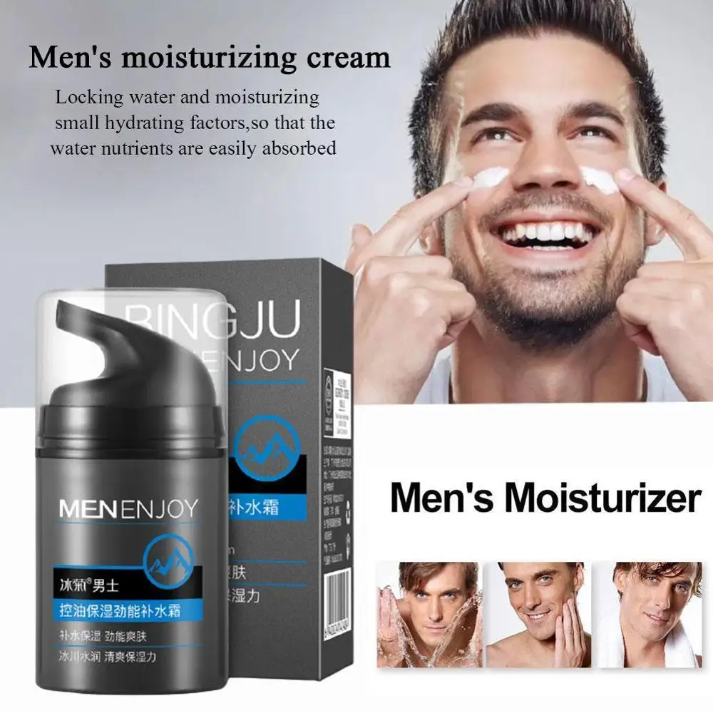 

Moisturizing Face Cream Oil-control Men Lift Anti-Wrinkle Firming Whitening Shrink Moisturizing Acne Pores Day Cream G8J1