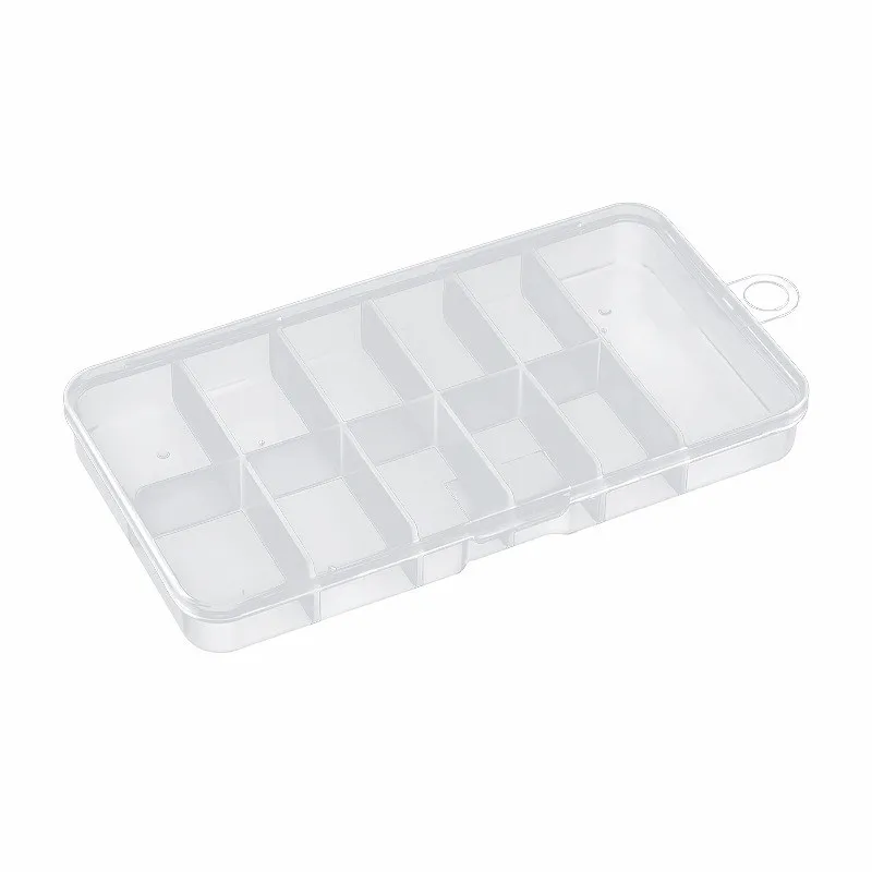 

Nail storage box armor jewelry sub-package box nail tool storage box ten grid drill box 3 styles