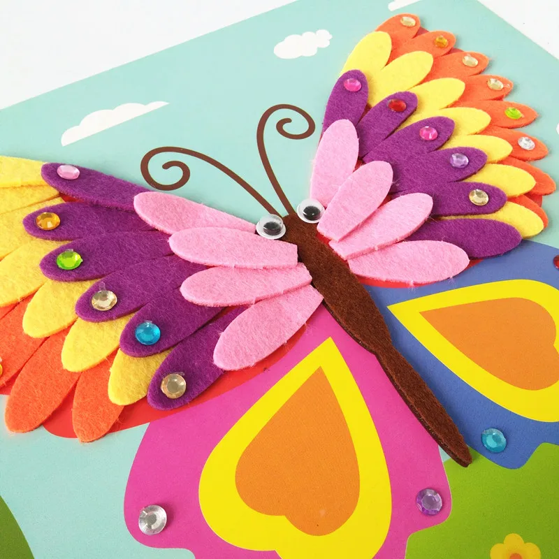 Игрушки для рукоделия детский набор Мультяшные животные войлочная ткань