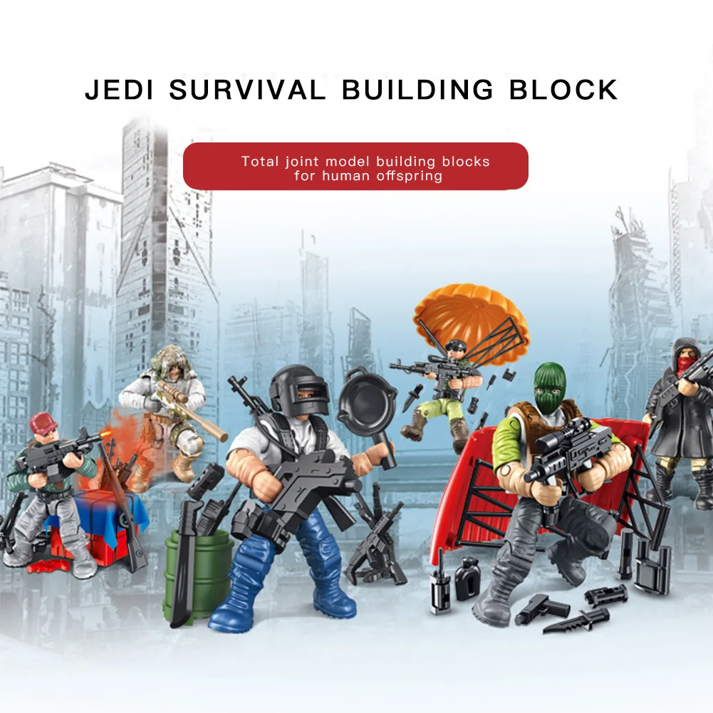 Имитация солдат строительные блоки солдаты военная модель игрушка для мальчика