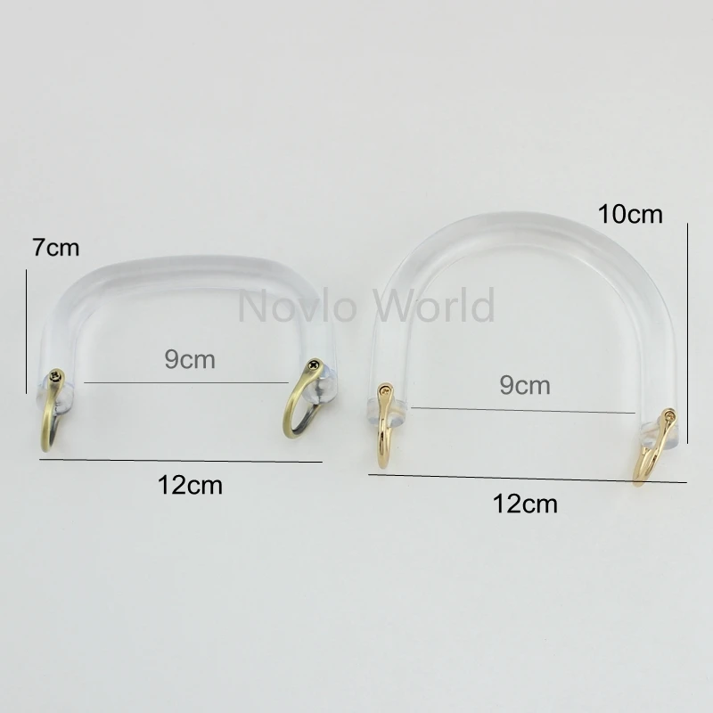 2 шт. прозрачные сумки тоуты из смолы 12 х7 см х10 см|Детали и аксессуары для сумок| |