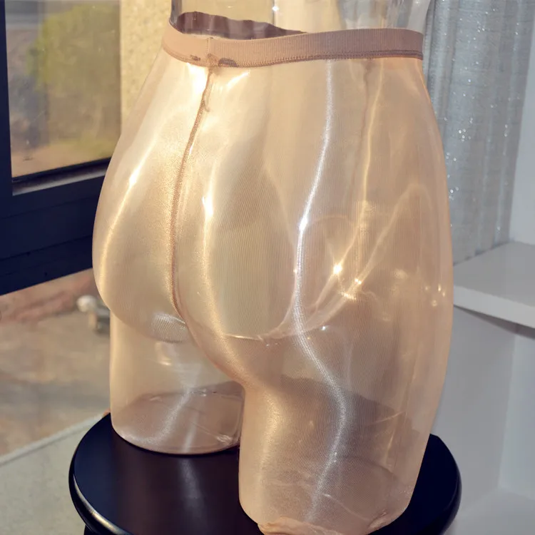 High Waist Sexy Male Oil Glossy Ultra Thin Sheer 1D Pantyhose Sheath Stockings Nylons Tights Hosiery Sissy Underwear Lingerie | Женская