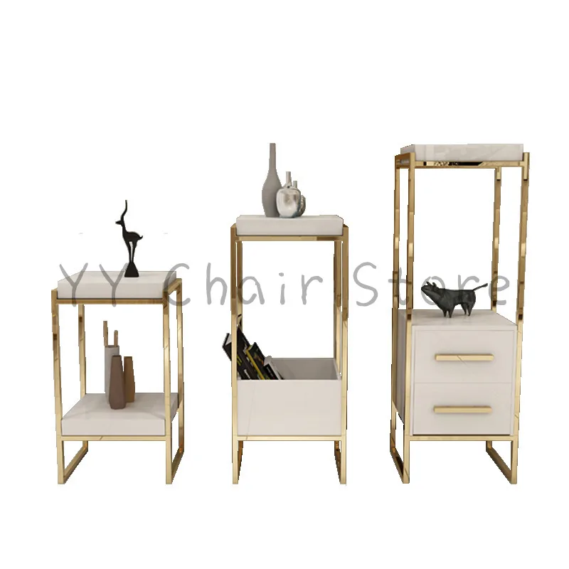 

Легкая Роскошная современная напольная стойка для цветов, домашний дисплей, простой стол, украшение для гостиной, железная подставка для цв...