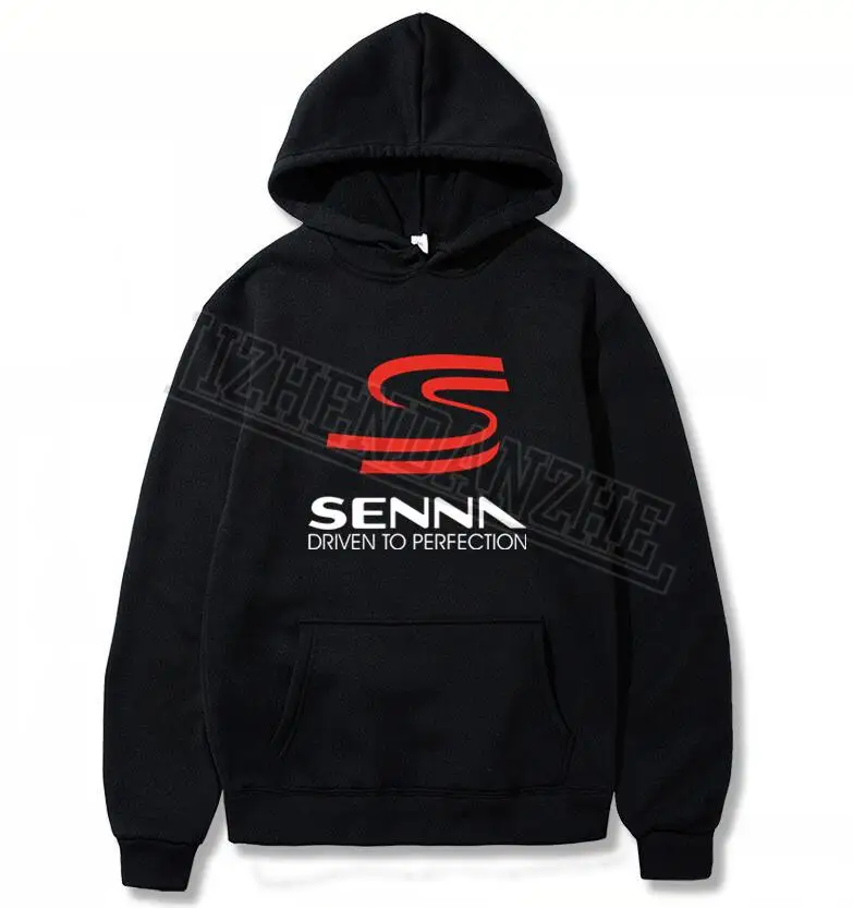 Толстовки с капюшоном Ф1 чемпион мира Айртон Сенна мужские толстовки