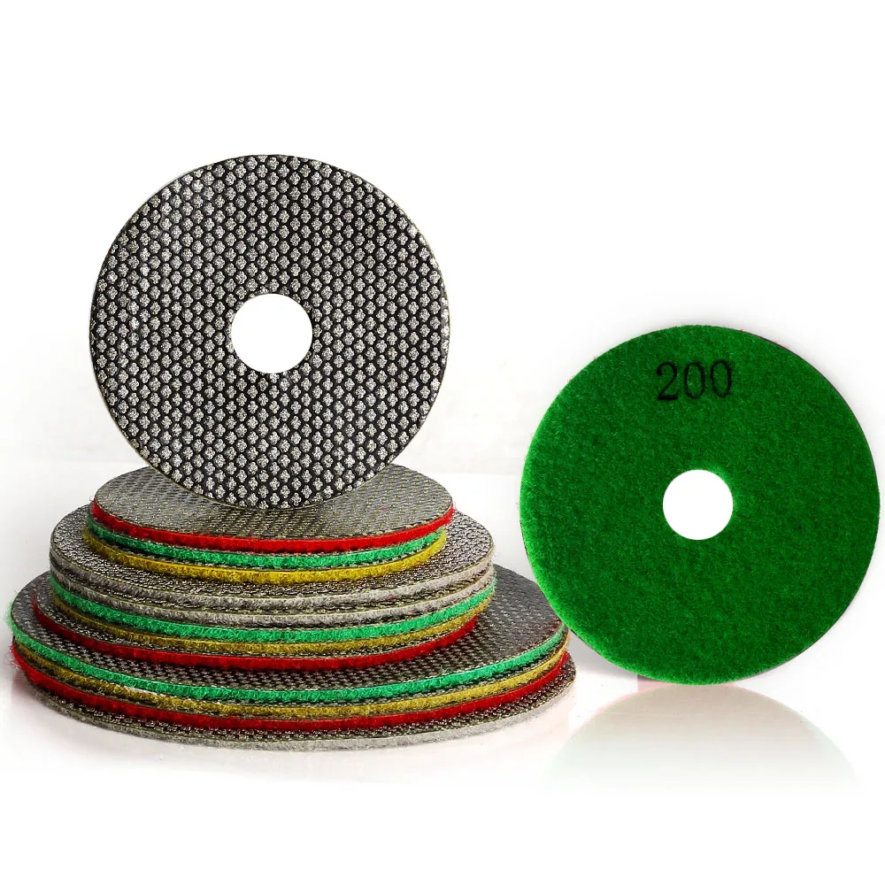 

Diamond Hand Sanding Dads Glass Grinding Pad Electroplate Polishing Pads Stone Marble Ceramic Abrasive Sanding Disc Hand Tool