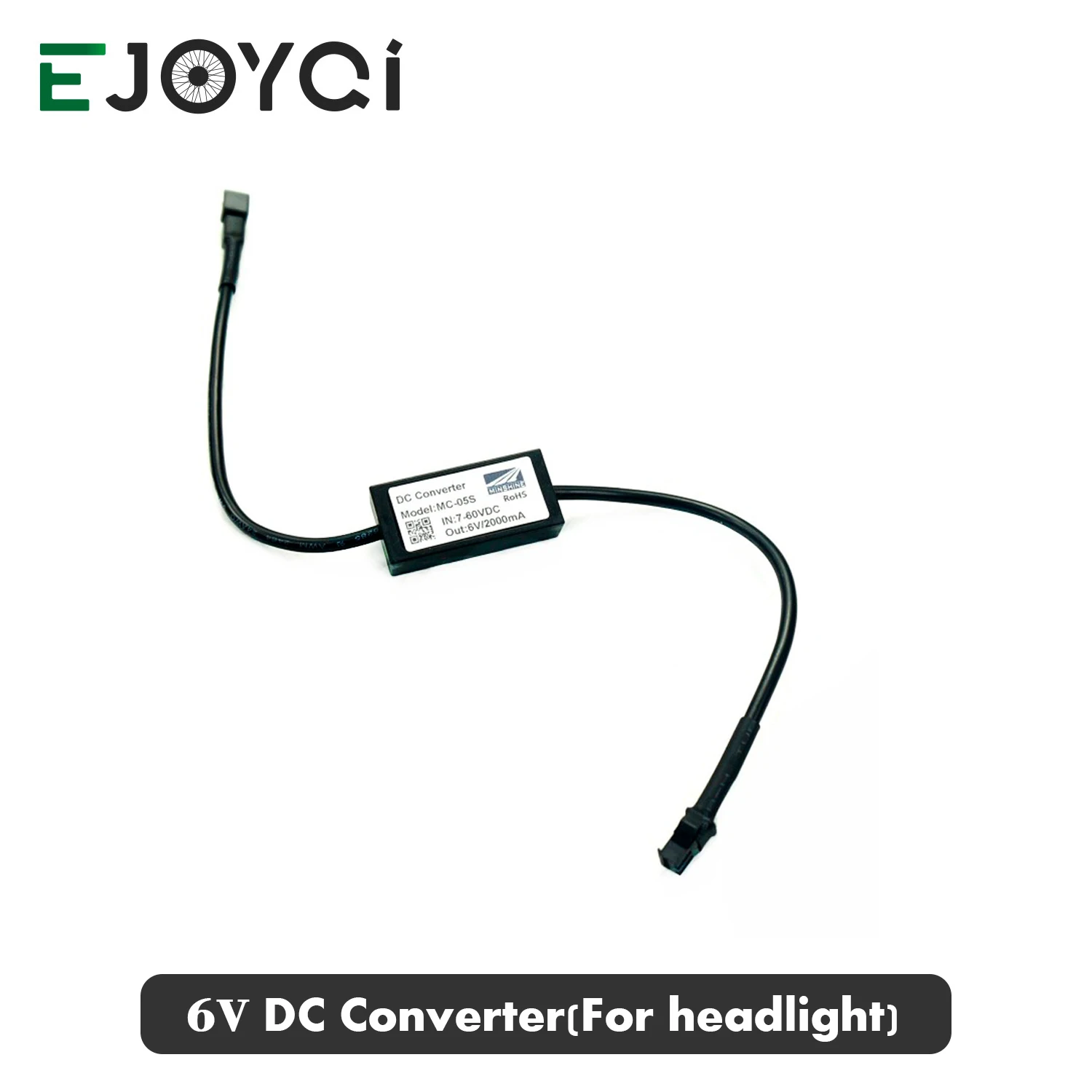 

EJOYQI DC Converter 12V 24V 36V 48V 60V To 6V Ebike 6V Front Light Tail Light Function Electric Convertion Accessories