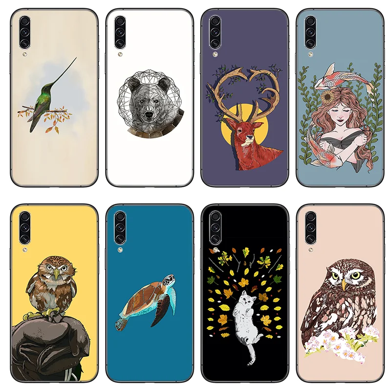

Чехол для телефона Xiaomi mi 9 lite redmi K30 K40 7A 8A 9A 9C с рисунком животного
