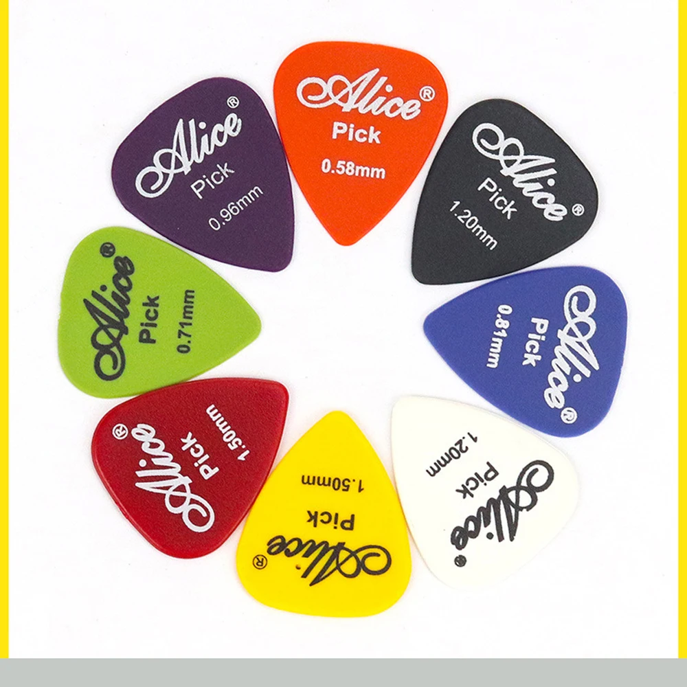 30/40/50 Pcs/Box ABS Plastic Guitar Picks Bass Plectrum Mediator Guitar Accessories Thickness 0.58-1.5 mm