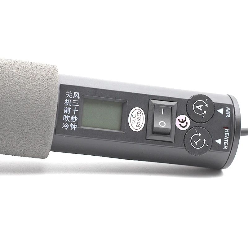 

8018lcd Heat Gun 220v Electrical Temperature Digital Display Temperature Adjustable Building Hair Dryer Hot Air Gun Soldering