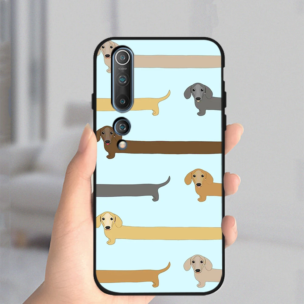 

Dachshund Dog Case For Xiaomi Redmi Note 10 9 8 7 8T Pro 9A 8A 9S K30S MI Note 11 10 9 10T 9T Pro Lite F1 Soft TPU Phone Fundas