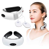 rechargeable electric neck massager pulse back infrared heating neck massager pain relief health care physiotherapy instrument