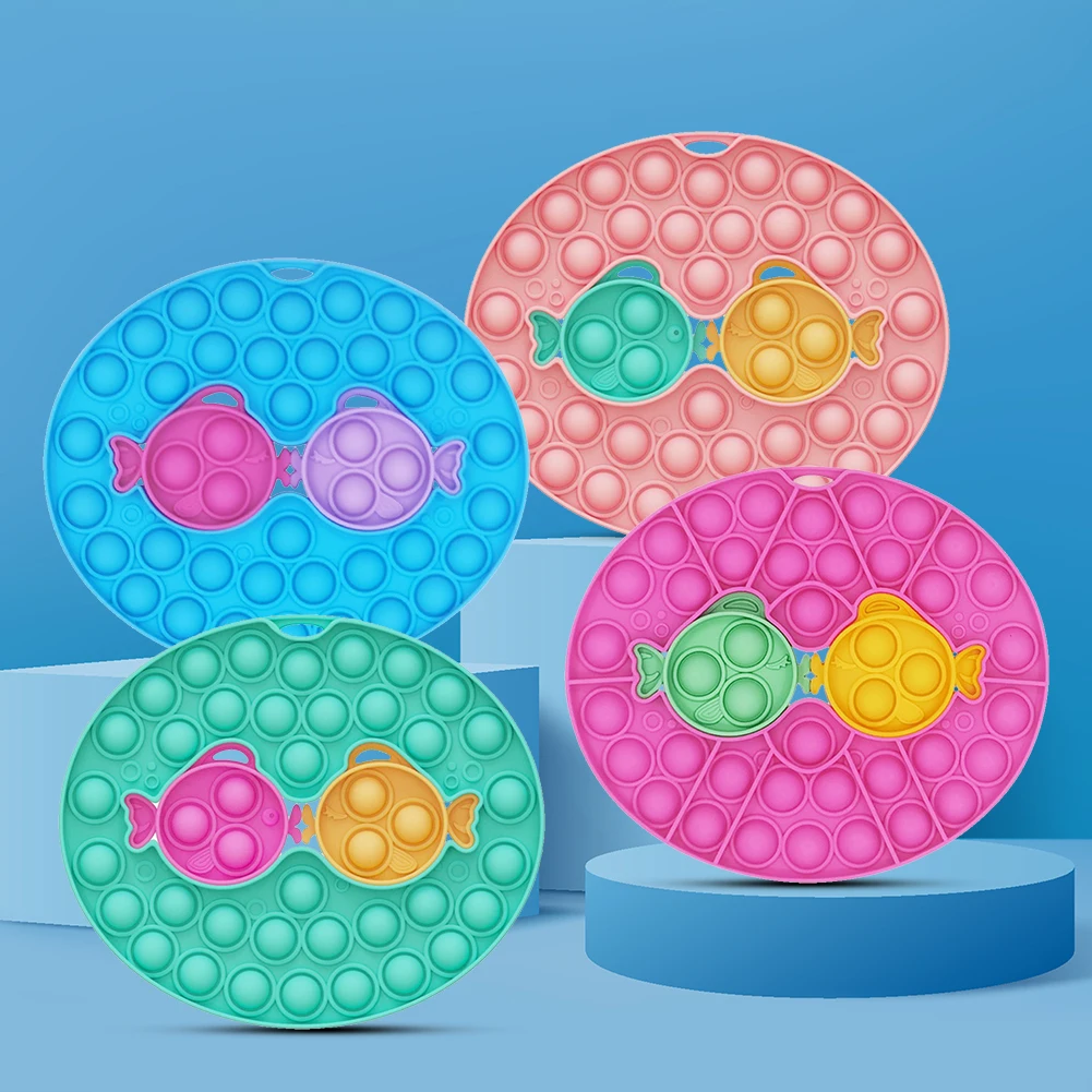 

Fun Push Bubble Anti-Stress Sensory Toy Autism Special Needs Squeeze Crafts Adults Children Decompression Toys