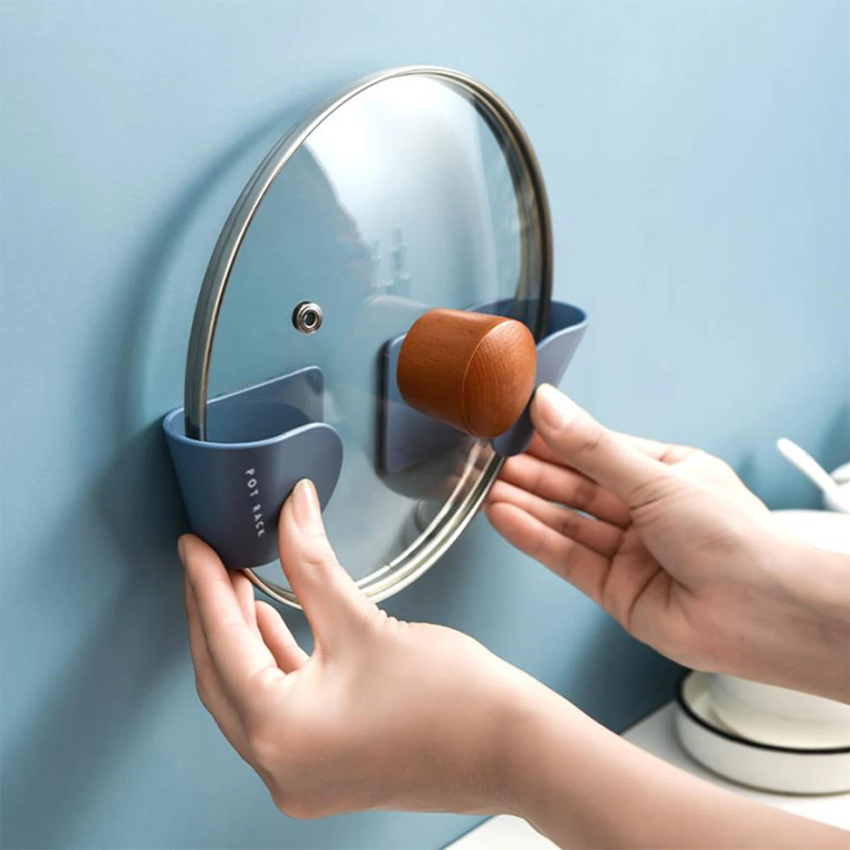 Настенный органайзер для крышек кастрюль держатели 2 шт. | Дом и сад