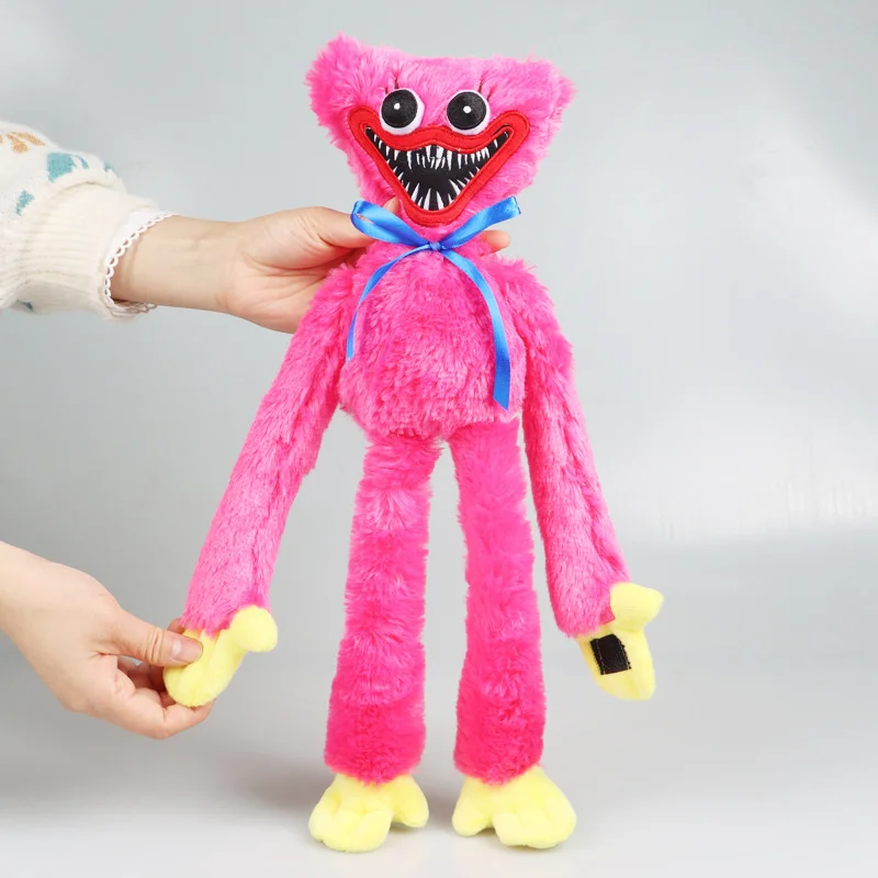 Huggy Wuggy-mu&ntilde;eco de Peluche de amapola para ni&ntilde;os, mu&ntilde;eco de felpa de personajes de juego de terror, juguete de miedo, juguetes suaves para regalo de Navidad-3