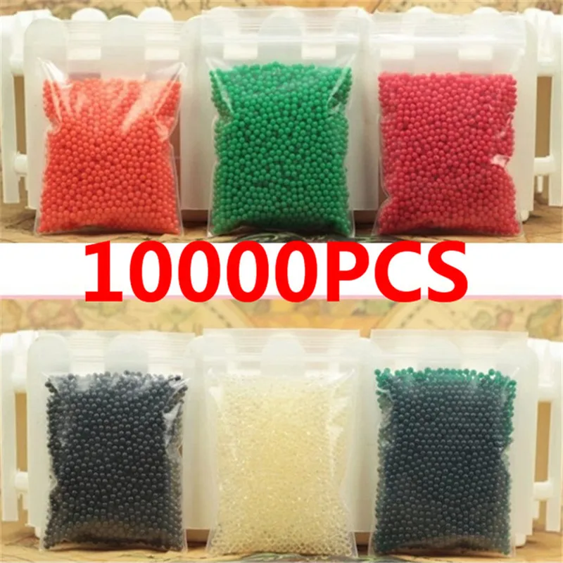 

10000 шт./пакет 11 видов цветных кристальных грязевых кристаллов, Кристальные бусины, цветные керамические пузырьки без земли