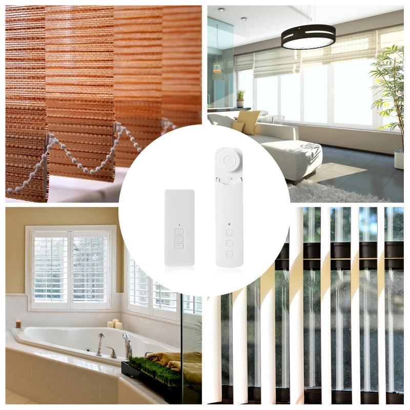 

Tuya ZigBee Smart Home Motorized Chain Roller Blinds Pull Bead Electric Curtain Motor APP Smart Life Work With Alexa Google Home