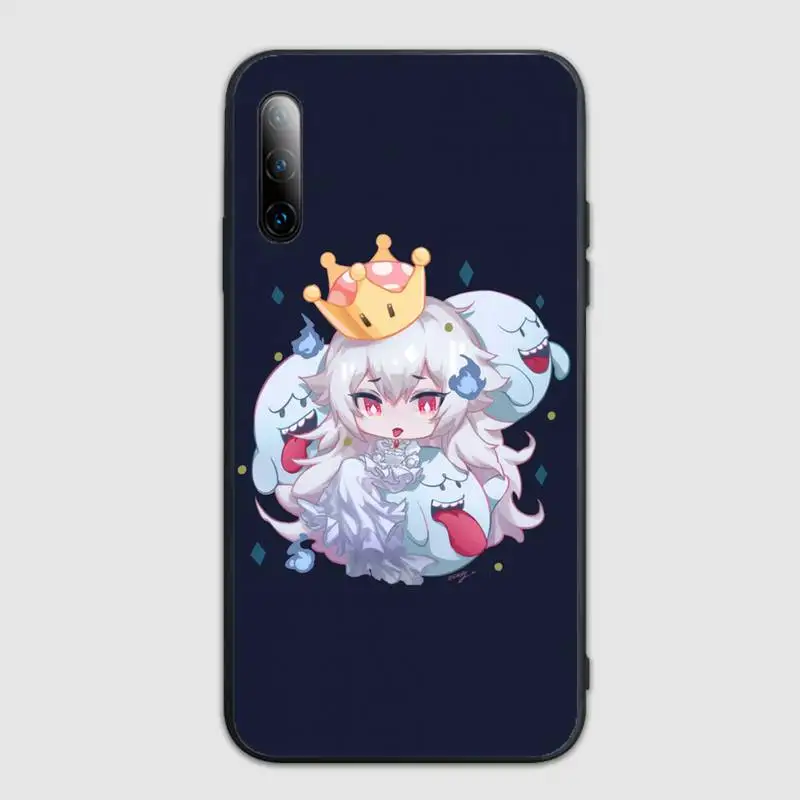 

Mario King Boo Phone Case For Samsung S note S10E 6 7 8 9 10 20 plus edge lite Cover Fundas Coque