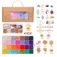 diy handmade beaded childrens toy hama beads set kit for childrens crafts making bracelet necklace with name jewelry toys girl