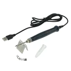 Новинка 2021, миниатюрный портативный Электрический паяльник с USB 5 в 8 Вт, сенсорный наконечник