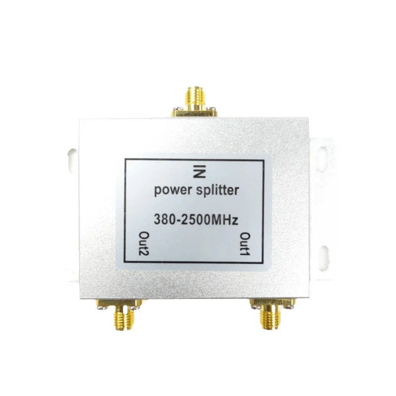 

Package Mail Power Divider Combiner Power Distributor 1 / 2 1 / 2 380-2500mhz SMA Outer Screw Inner Hole
