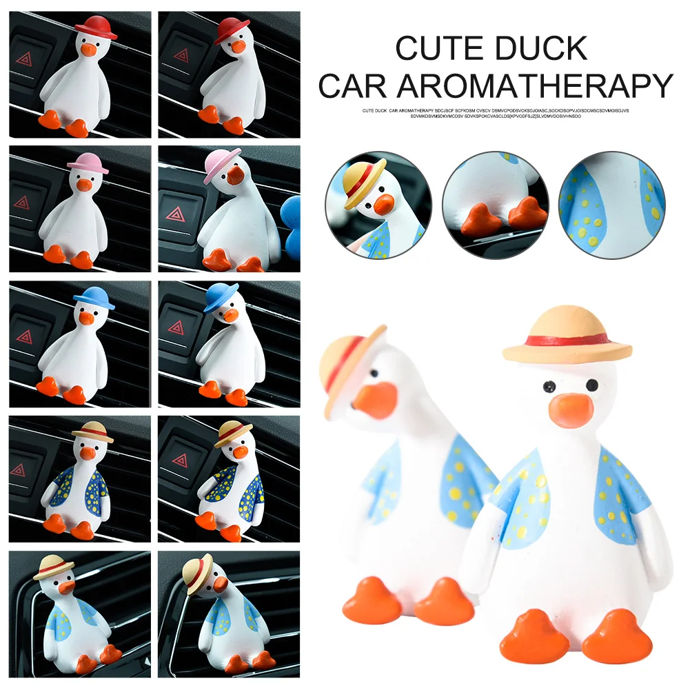 

Hot Sell Refueling Duck Car Aromatherapy Car Air Conditioning Air Outlet Fragrance Decoration Car Interior/Home Decor Supplies