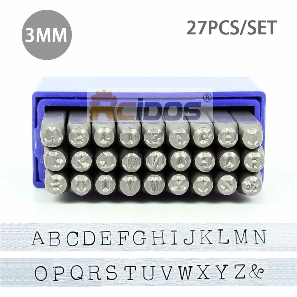 PD-3mm/27 шт./компл. рукописный script строчные буквы металлические набор для стемпинга