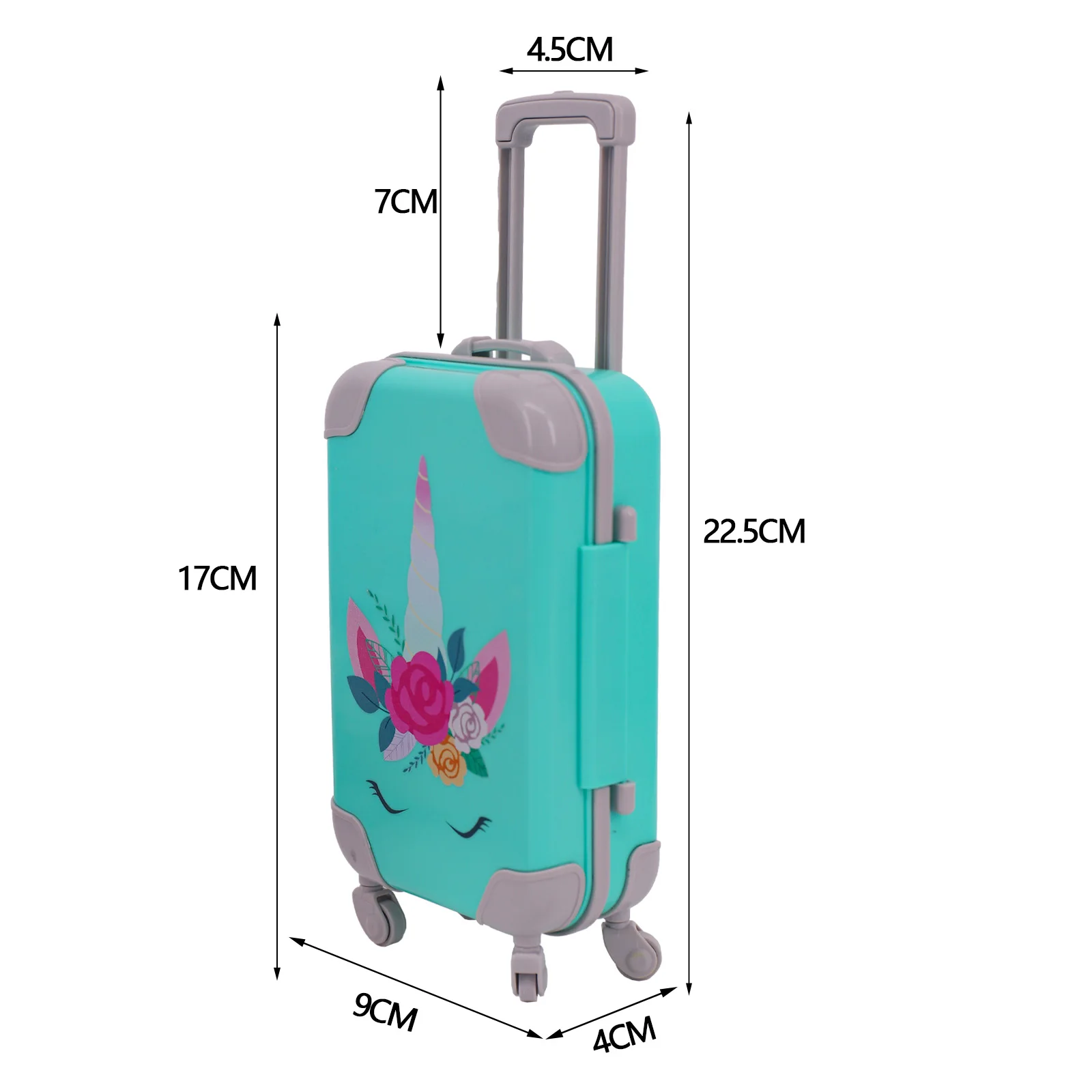 Одежда для кукол Reborn парусиновая обувь чемодан с единорогом комплект нижнего