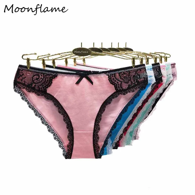 Новое поступление женское нижнее белье Moonflame 5 шт./лот сексуальные кружевные