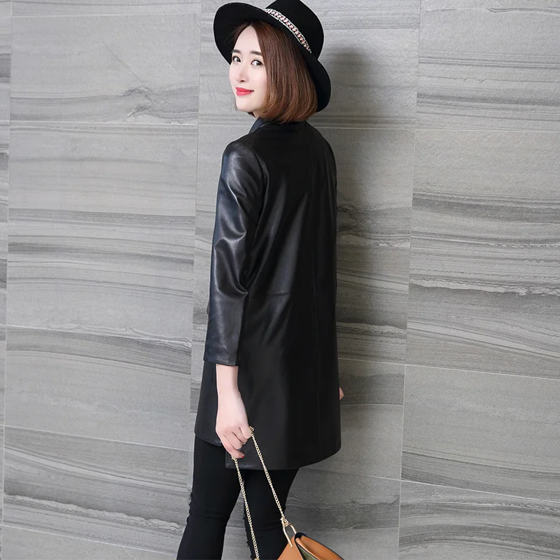 Куртка из натуральной кожи женская одежда весна-осень 2020 женские пальто овечьей