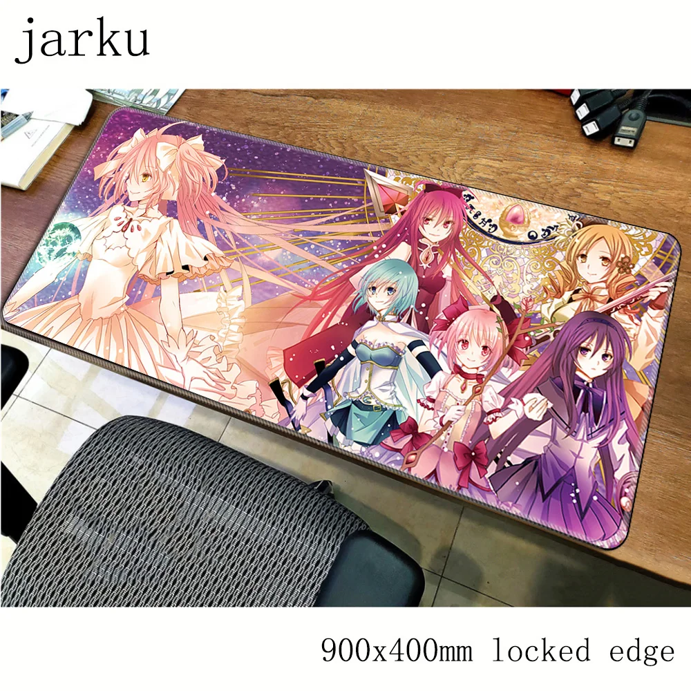 Homura Akemi коврик для игровой мыши 900x400X3MM круто новый ноутбук аксессуары padmouse модные