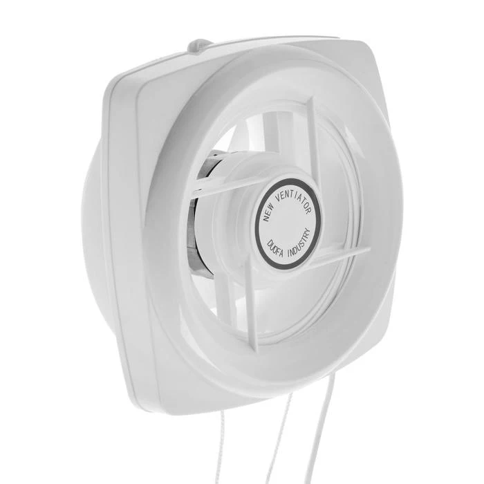 Вентилятор осевой ZEIN с жалюзи шнурковый выключатель провод d=110 мм 220 В 20Вт 5157139 |