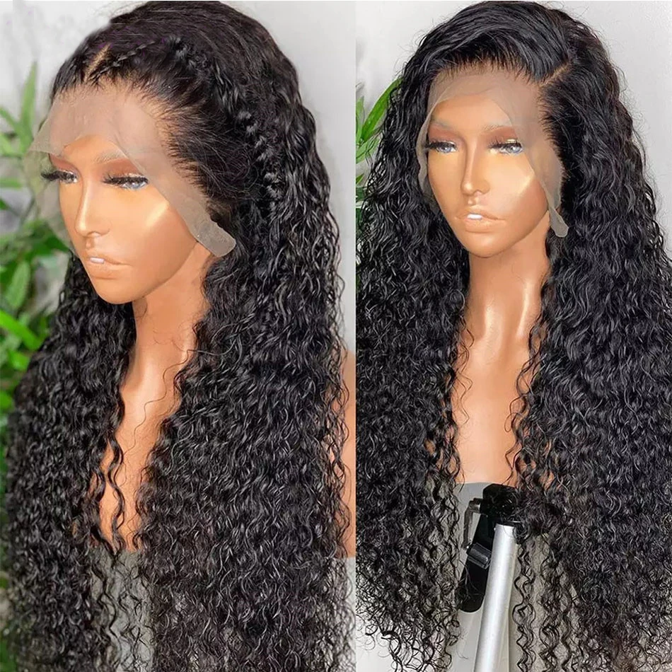 26Inch Long 180 Density Kinky Curly Black Natural Lace Front Wigs For Women With Baby Hair Preplucked Glueless Daily Cosplay - купить по