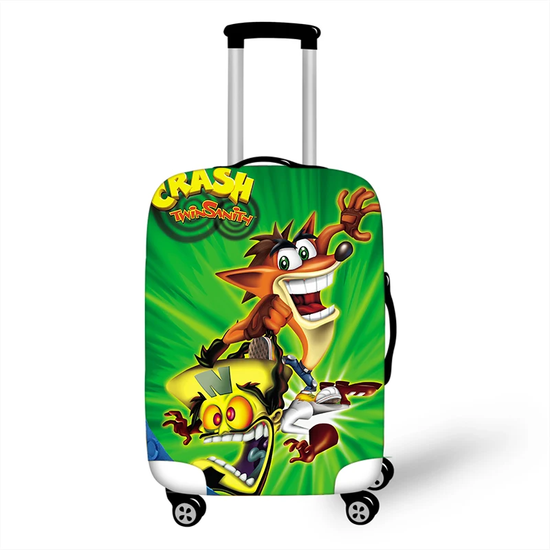 18-32 Inch Game Crash Bandicoot Elastic Luggage Protective Cover Trolley Suitcase Protect Dust Bag Case Travel Accessories
