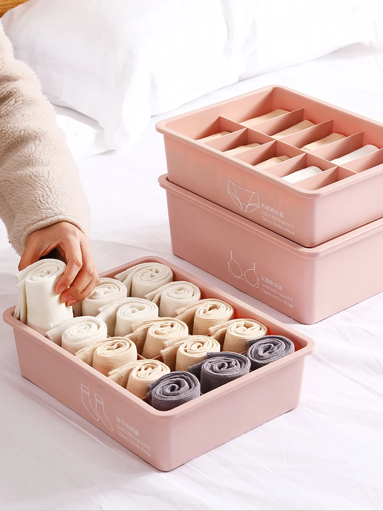 Нижнее белье и нижнее приемная коробка пластиковый ящик типа студенческого