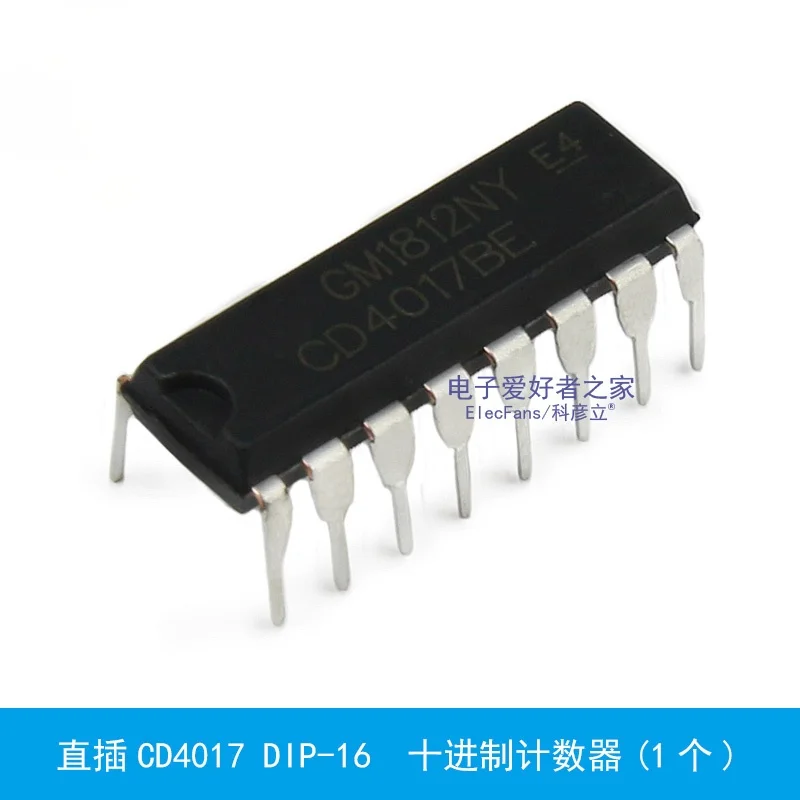 2 шт./лот CD4017 CD4017B CD4017BE 4017 десятилетний счетчик делитель IC Elecfans | Электронные