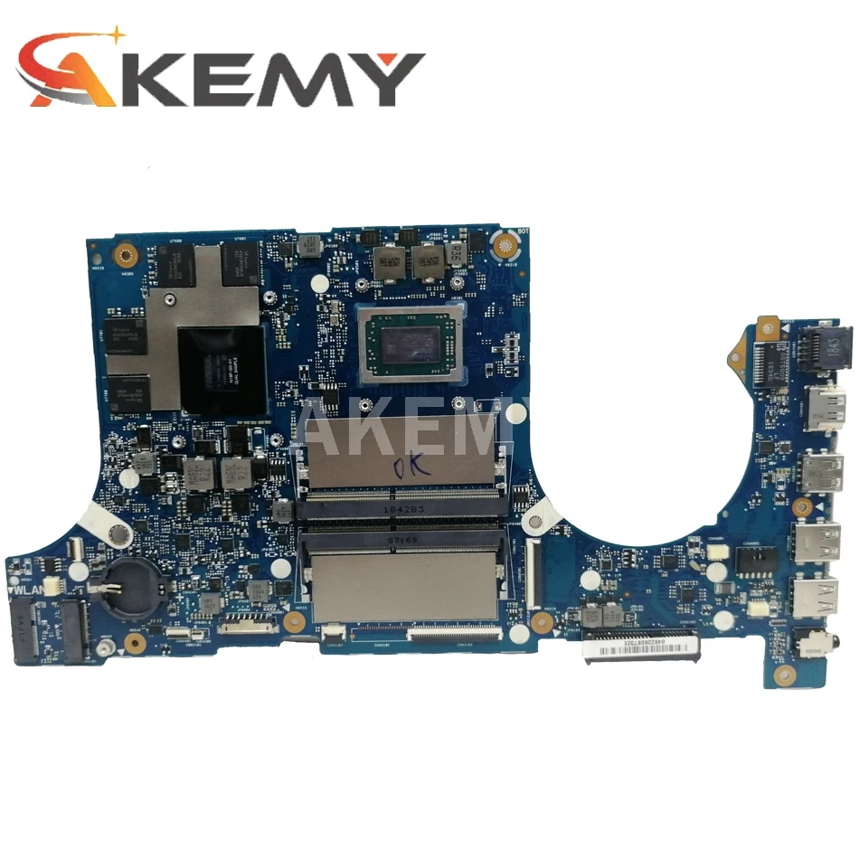 Günstig SAMXINNO Für ASUS FX95D FX505D FX505DY FX505DU Laotop Mainboard FX505DY Motherboard Mit AMD Ryzen 5 3500H APU