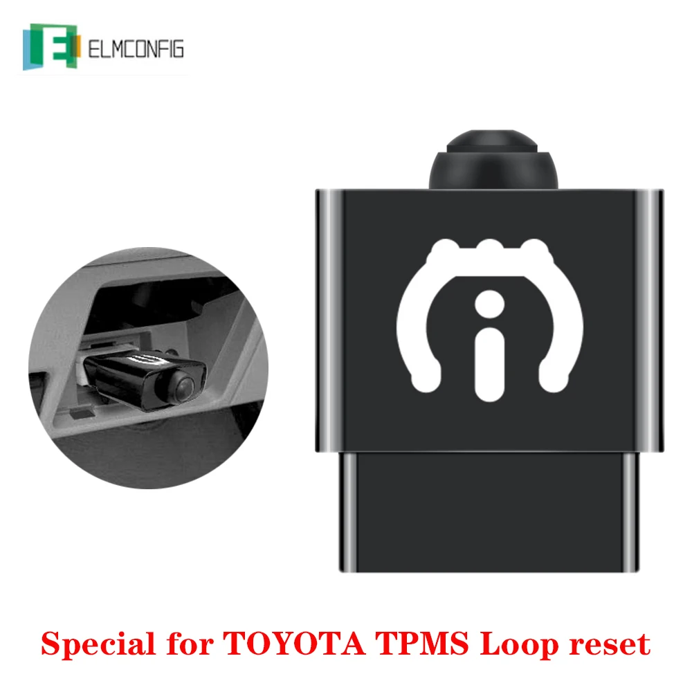 OBD2 Connecter for Toyota Lexus Scion TPMS Loop Reset Tire Pressure Monitoring System Unlock Tool OBD2 Scanner Help Write IDs