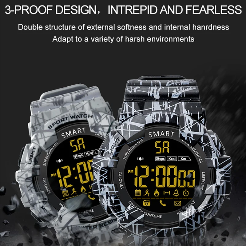 Смарт часы EX16C водонепроницаемые с дистанционным управлением фитнес Bluetooth трекер