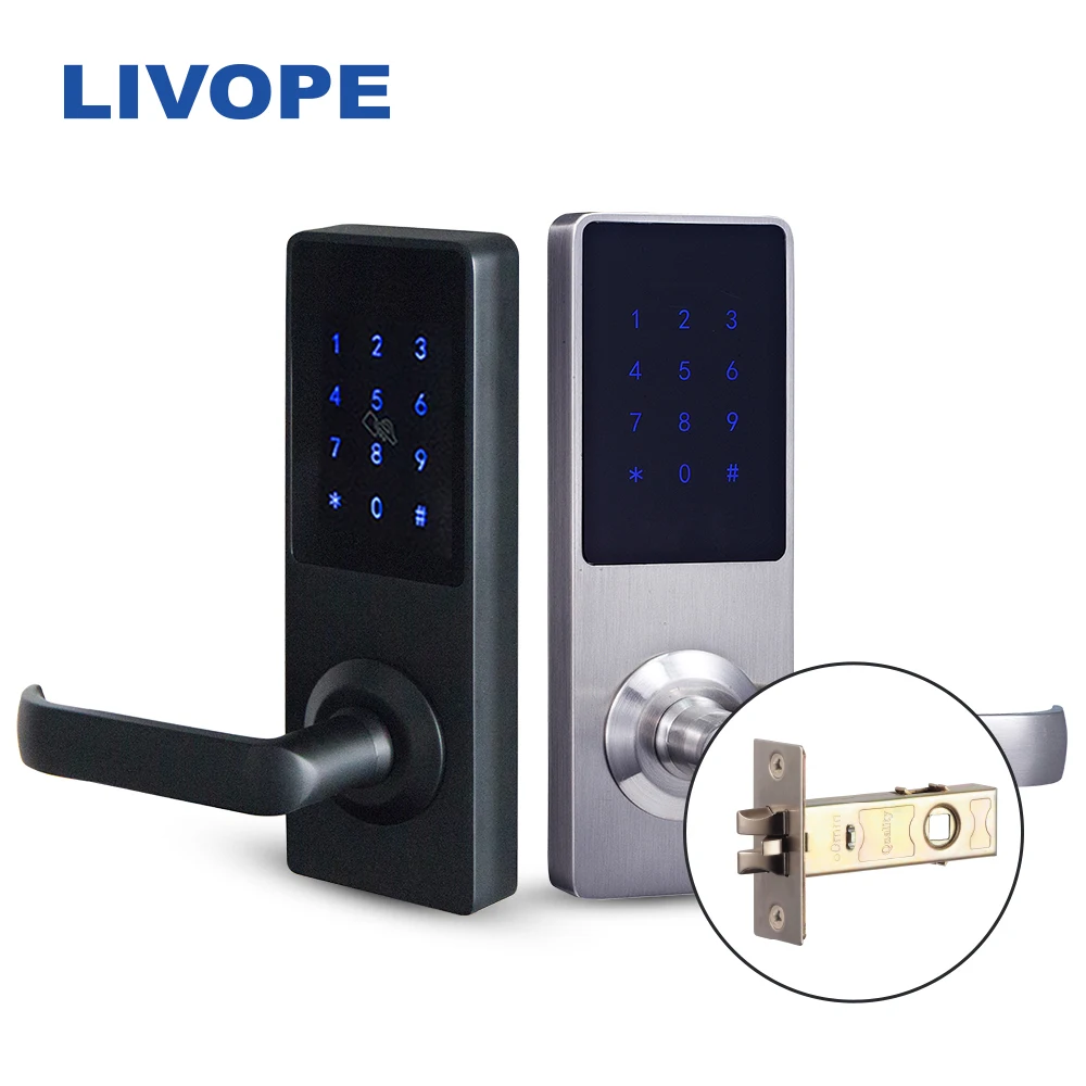 

LIVOPE YGS6675BT Smart Wifi Fingerprint Keypad APP Operation DoorLock, Wireless Bluetooth ,5 Ways Open Methods,USB Charge